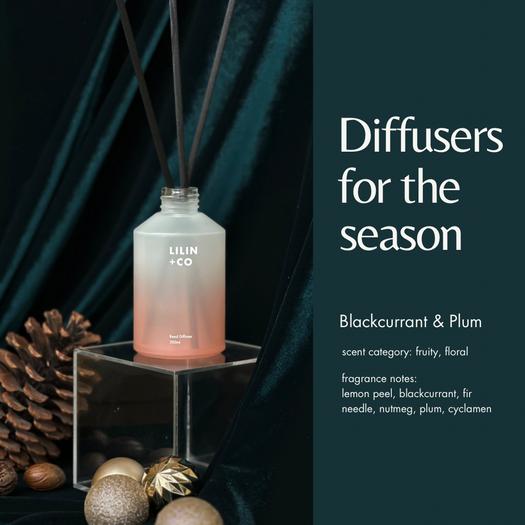 Christmas Edition: Blackcurrant & Plum Reed Diffuser