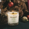 blackcurrant and plum soy candle christmas